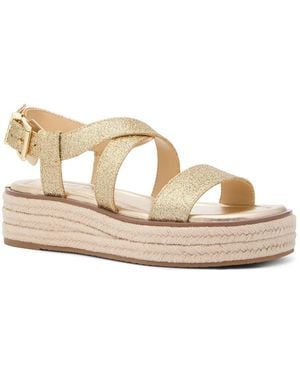 MICHAEL Michael Kors Lynn Espadrille Sandal - Metallic