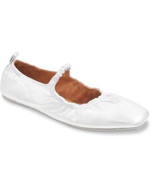 Andre Assous Lennon Mary Jane Flat - White