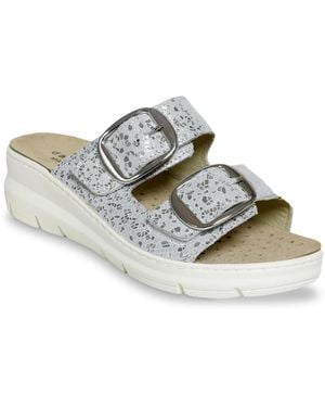 David Tate Mosaic Ii Wedge Sandal - Black