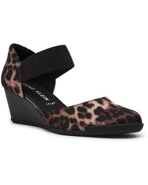 Anne Klein Tiffany Wedge Pump - Black