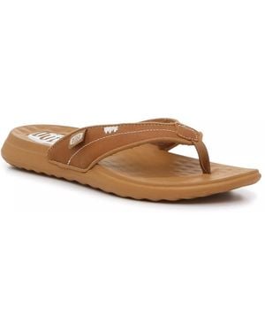 HEYDUDE Christi Flip Flop - Brown