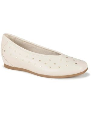 BareTraps Ryalie Studded Flat - White