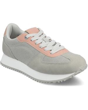 Journee Collection Flow Sneaker - Gray