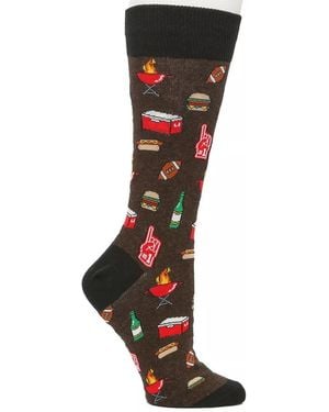 Socksmith Tailgater's Delight Crew Socks - Black