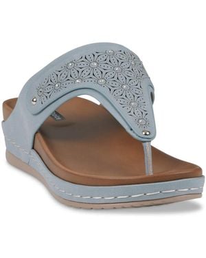 Good Choice Tani Wedge Sandal - Blue