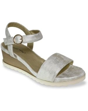 David Tate Knockout Wedge Sandal - Metallic