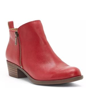 Lucky Brand Basel Bootie - Red