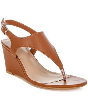 Rag & Co Wami Wedge Sandal - Brown