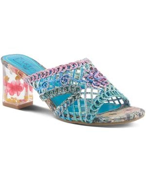 L'ARTISTE Lacy Loops Sandal - Blue