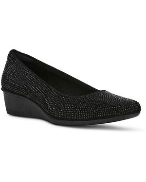 Anne Klein Wisher Wedge Pump - Black