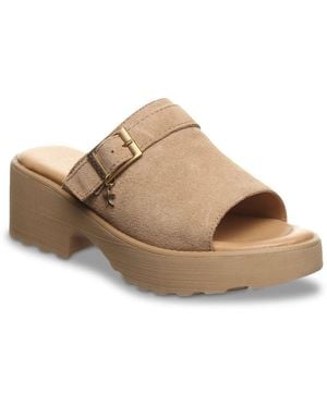 BEARPAW Frances Platform Sandal - Black