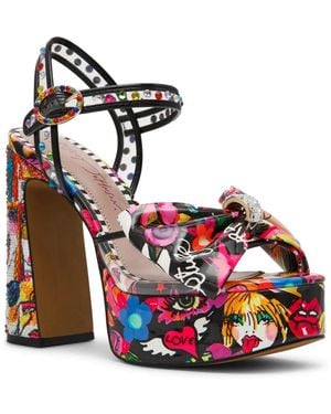 Betsey Johnson Shelley Platform Sandal - Red
