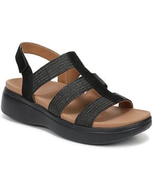 Vionic Sabrina Wedge Sandal - Black