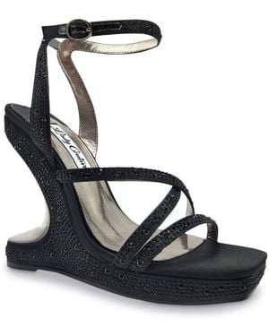 Lady Couture Mirage Platform Sandal - Black