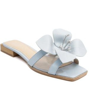 Ashley Kahen Blossom Sandal - White