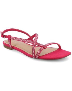 Journee Collection Francis Sandal - Pink