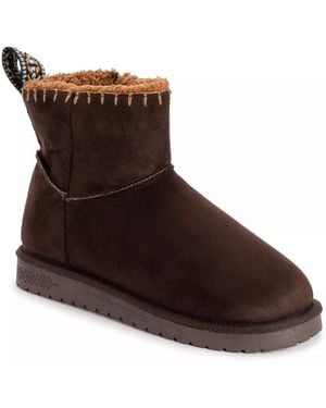 Muk Luks Tatum Bootie - Brown