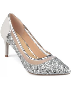 Journee Collection Kalani Pump - Metallic