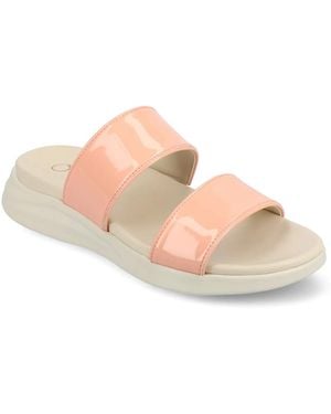 Journee Collection Janis Wedge Sandal - Black