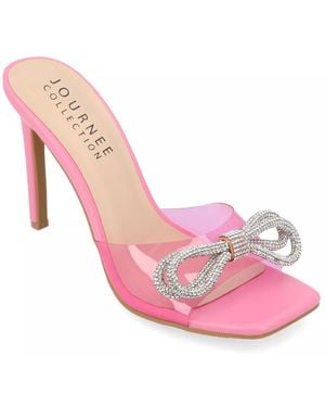 Journee Collection Fenella Sandal - Pink