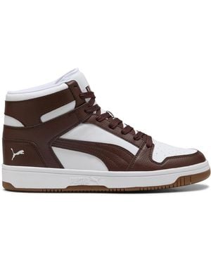 PUMA Rebound Layup Hightop Sneaker - Brown
