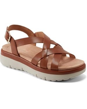 Easy Spirit Indie Wedge Sandal - Brown