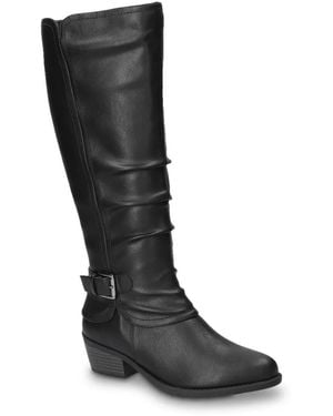 Easy Street Wide Width Tenille Plus Boot - Black