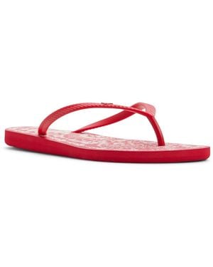 Roxy Bermuda Print Iii Flip Flop - Red