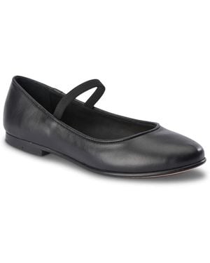 Nisolo Bea Mary Jane Flat - Black