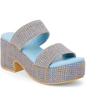 Matisse Ocean Ave Platform Sandal - Blue
