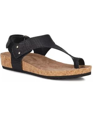 Ros Hommerson Preston Wedge Sandal - Black