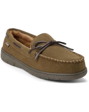 Clarks Suede Lace Slipper - Multicolor