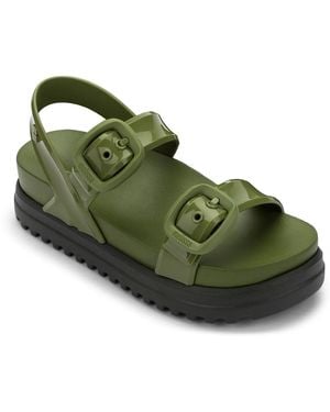 Melissa Cozy Jelly Platform Sandal - Green