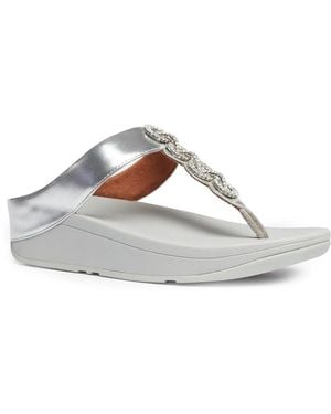 Fitflop Fino Sparkle Wedge Sandal - Black
