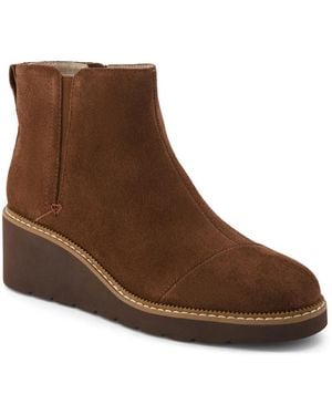 TOMS Mina Wedge Bootie - Brown