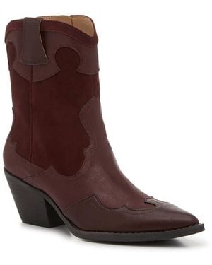 Crown Vintage Izzie Western Bootie - Brown