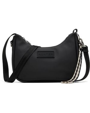 HUNTER Loop Back Shoulder Bag - Black