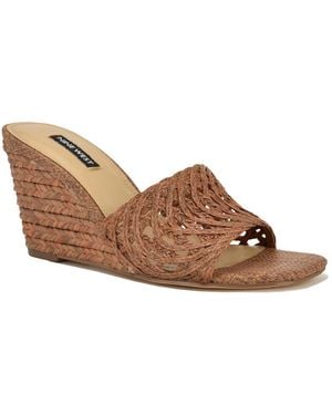 Nine West Nimma Espadrille Wedge Sandal - Brown