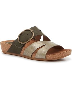 EuroSoft Gia Wedge Sandal - Brown