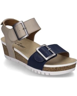 Josef Seibel Quinn 02 Wedge Sandal - Blue