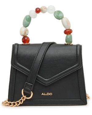 ALDO Trinity Beaded Mini Satchel - Black
