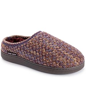 Muk Luks Brook Knit Clog Slipper - Purple