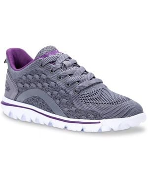 Propet Travelactive Axial Walking Shoe - Gray