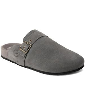 Dearfoams Finn Scuff Slipper - Gray