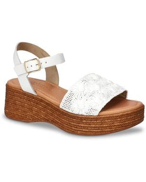 Bella Vita Kea Wedge Sandal - Brown