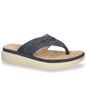Easy Street Sonny Platform Flip Flop - Black