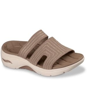 Skechers Go Walk Arch Fit 2.0 Leila Sandal - Brown