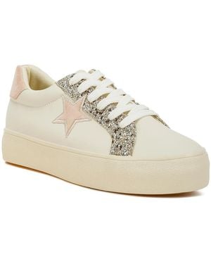 LONDON RAG Bomber Platform Sneaker - White