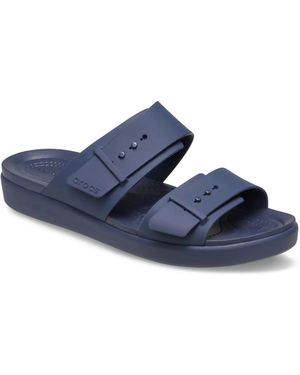 Crocs™ Brooklyn Low Low Wedge Sandal - Blue