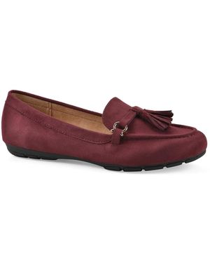 White Mountain Gush Driving Loafer - Red